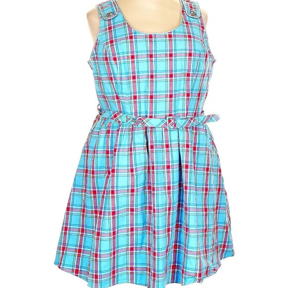 Disney Loungefly Stitch Shoppe - Marvel THOR Plaid Tank Dress - Picture 1 of 4